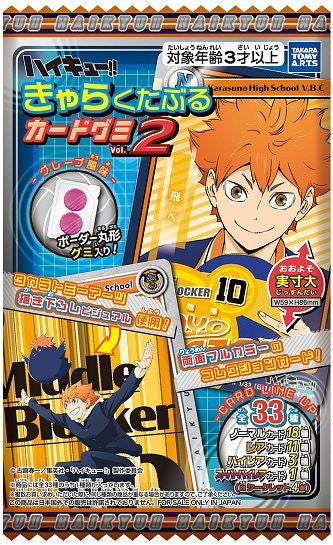 Takara Tomy A.R.T.S Haikyuu! Character Card Collection Vol.2 20pcs Box