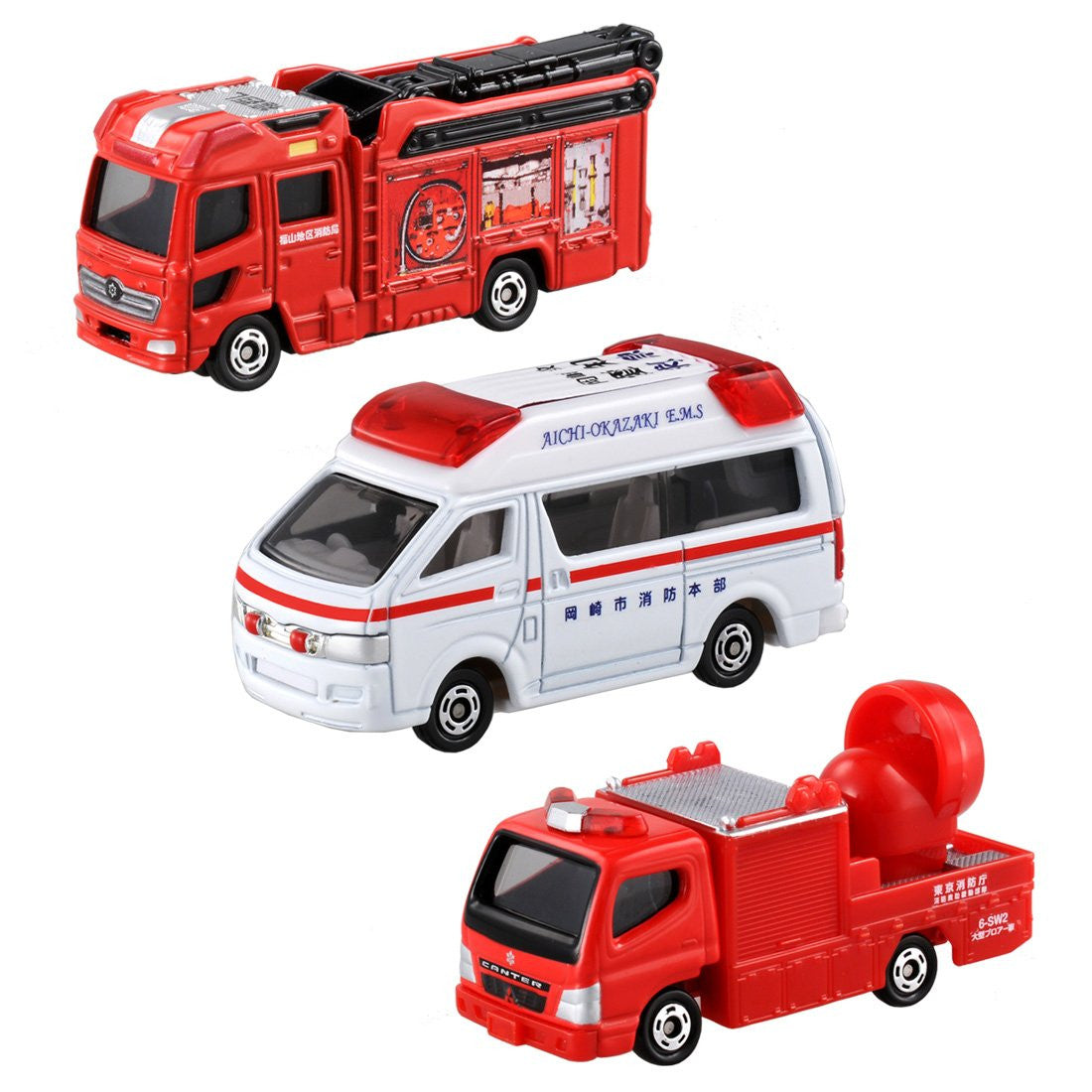 Takara Tomy Tomica Gift 119! Emergency Vehicle & DVD Set (112228)