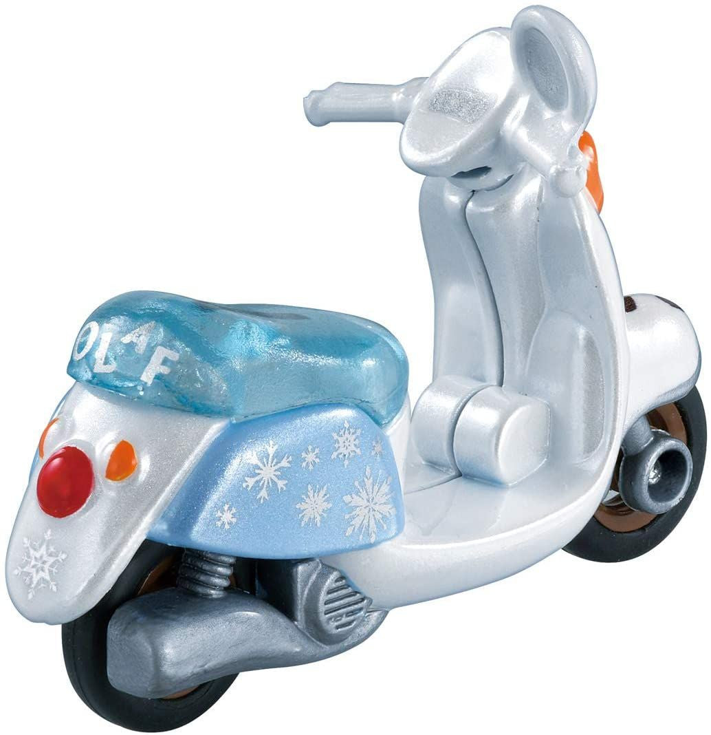 Takara Tomy Tomica Disney Motors Chim Chim Scooter Olaf