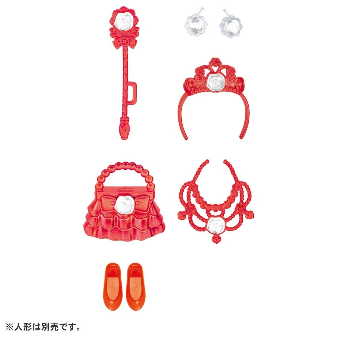 Takara Tomy Licca Doll Dreaming Princess Elegant Rose Dress