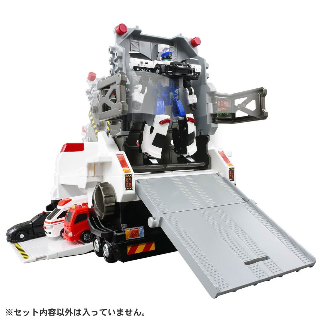 Takara Tomy Tomica Job Labor Deck Up And Go! DX Braver Transporter