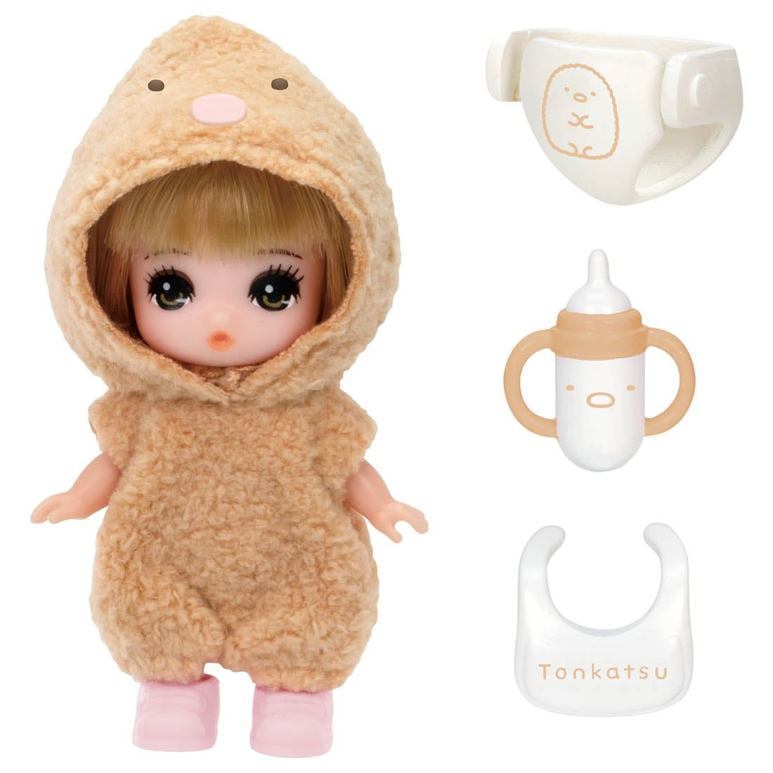 Takara Tomy Licca Doll Sumikko Gurashi Tonkatsu Lovable Kako-chan