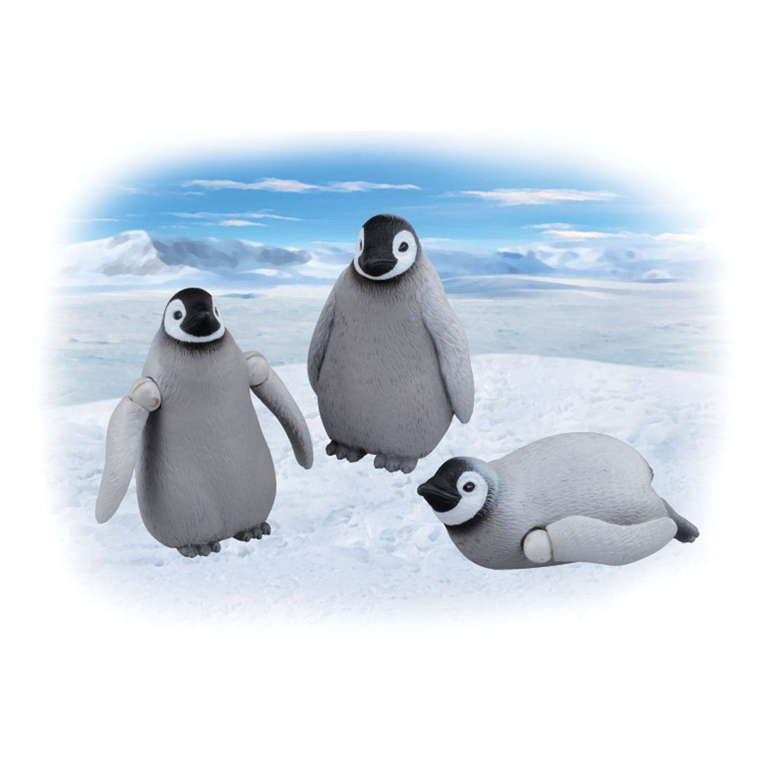 Takara Tomy AS-31 Animal Adventure Baby Emperor Penguin Figures
