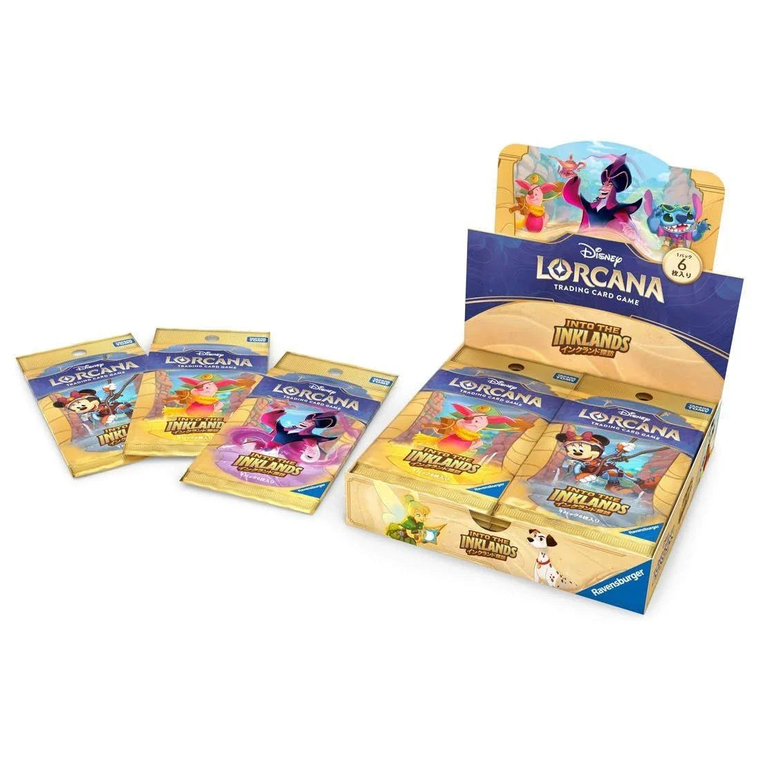 Takara Tomy Disney Lorcana TCG Japanese Version Booster Pack Inkland Exploration DP-Box