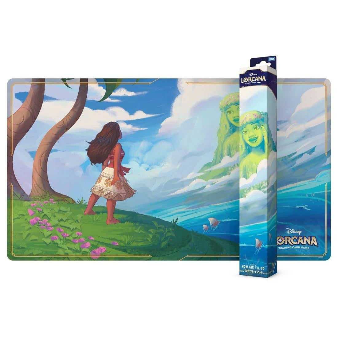 Takara Tomy Disney Lorcana TCG Japanese Version Official Playmat "How Far I'll Go"