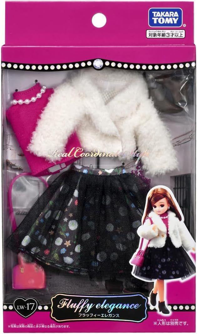 Takara Tomy Licca Doll Fluffy Elegance Dress Set