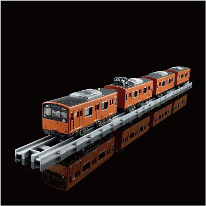 Takara Tomy Plarail Real Class Series 201 Commuter Train (JR West Japan Orange)