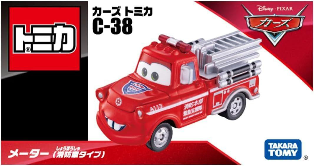 Takara Tomy Tomica Disney Cars Mater (Fire Truck Type)