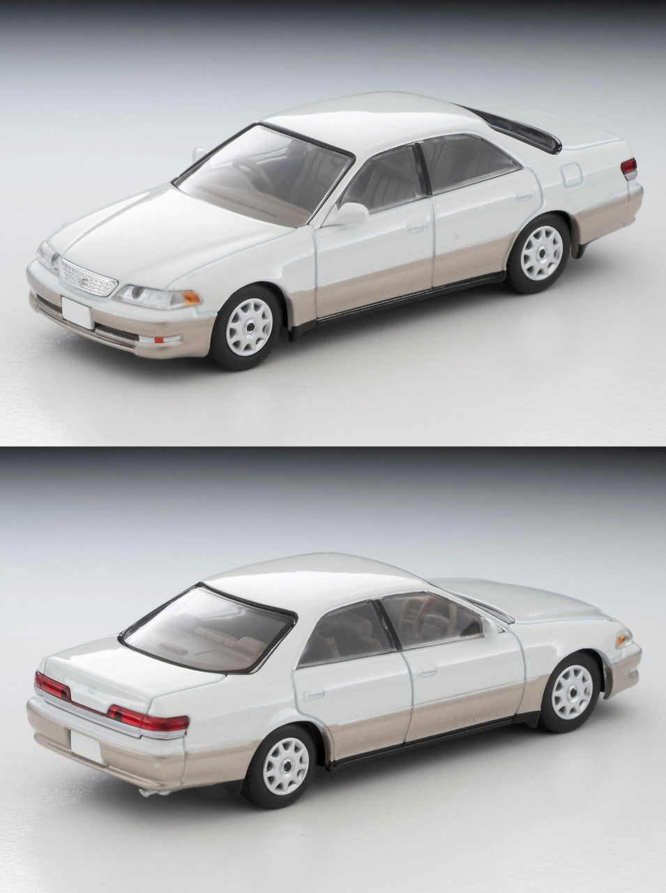 Takara Tomy Tomica Limited Vintage Neo LV-N311c Toyota Mark II 2.5 Grande 1998 Model (White/Gold)