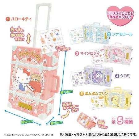 Takara Tomy A.R.T.S Sanrio Characters Mini Suitcase 10pcs Complete Box