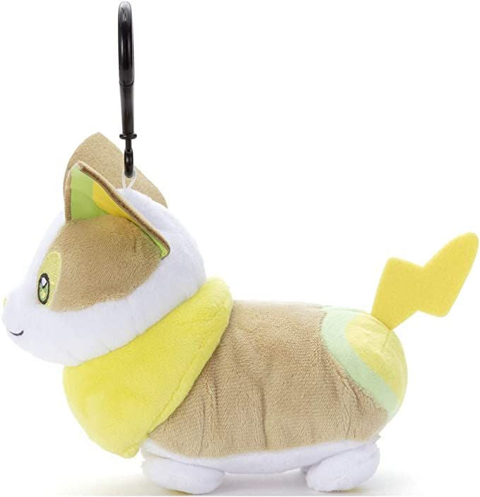 Takara Tomy Pokemon 'Sound' Plush Toy Keychain Talking Yamper