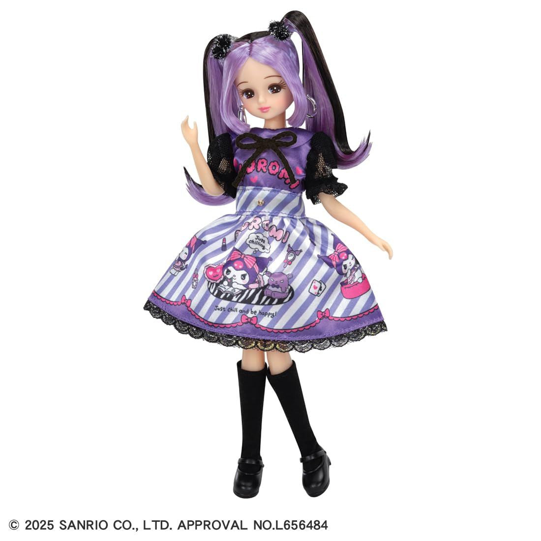 Takara Tomy Licca-chan Kuromi Collaboration Deluxe Doll