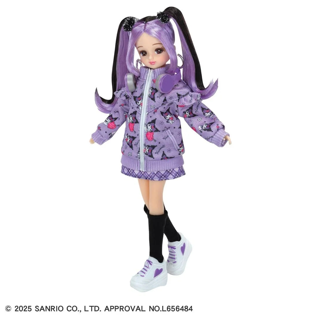 Takara Tomy Licca-chan Kuromi Collaboration Deluxe Doll