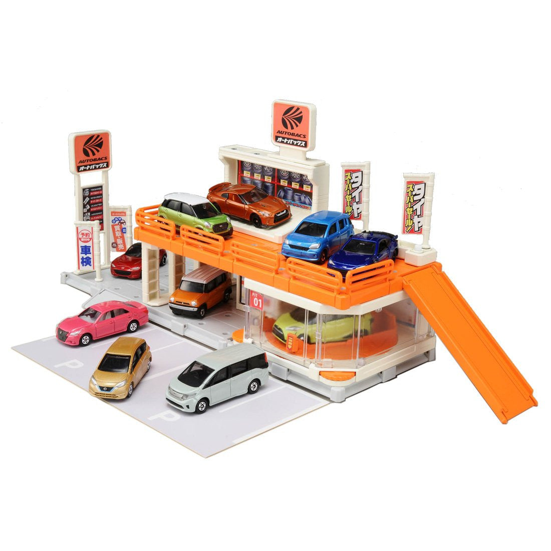 Takara Tomy Tomica Town Build City Autobacs (104926)