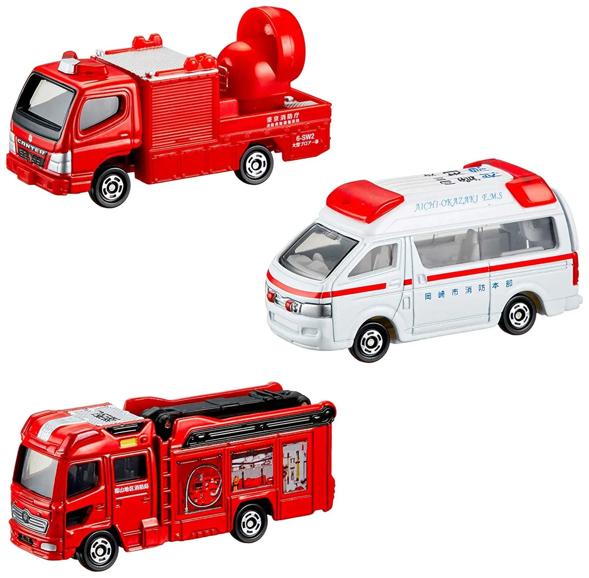 Takara Tomy Tomica Gift 119! Emergency Vehicle & DVD Set (112228)