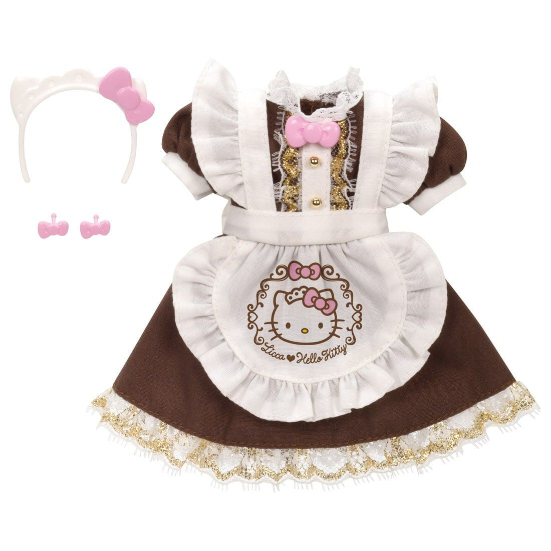 Takara Tomy Licca Doll Hello Kitty Sweets Cade Dress Set
