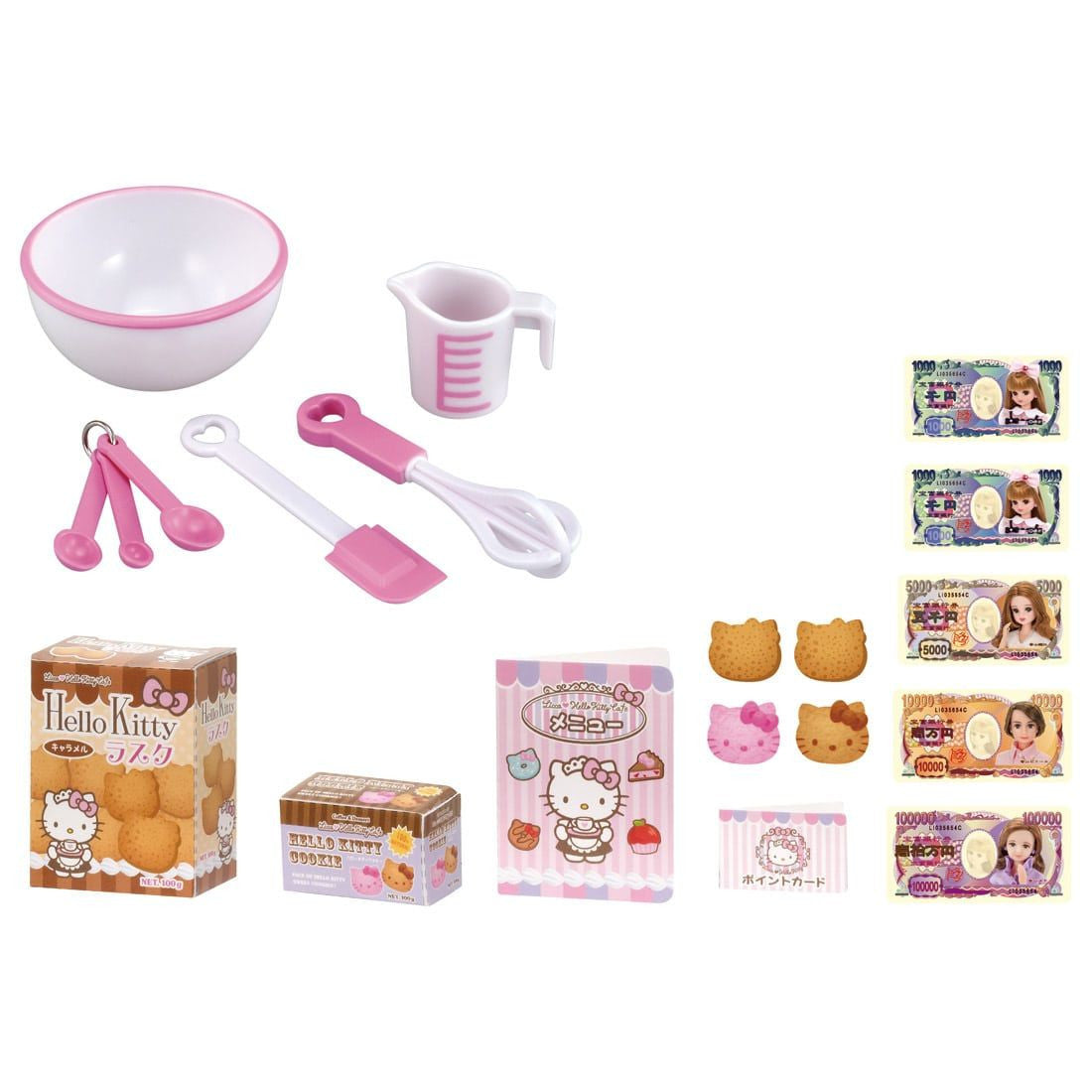 Takara Tomy Licca Doll Hello Kitty Sweets Cade Dress Set