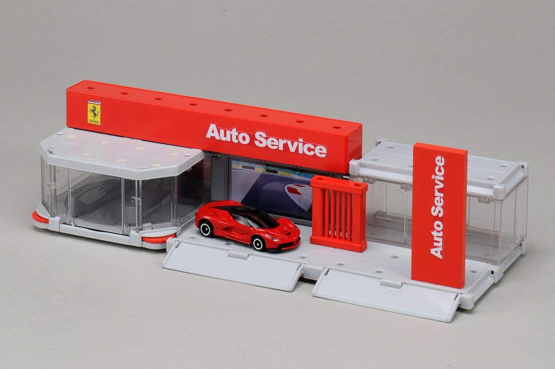 Takara Tomy Tomica Town Ferrari Showroom 120728