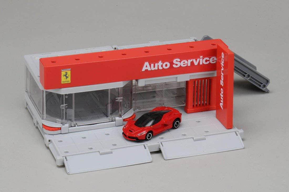 Takara Tomy Tomica Town Ferrari Showroom 120728