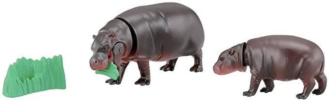 Takara Tomy AS-16 Animal Adventure Pygmy Hippopotamus Parent And Child Figure