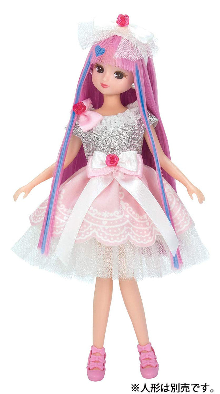Takara Tomy Licca-chan Jewel Up Girly Rose Dress Set (125884)