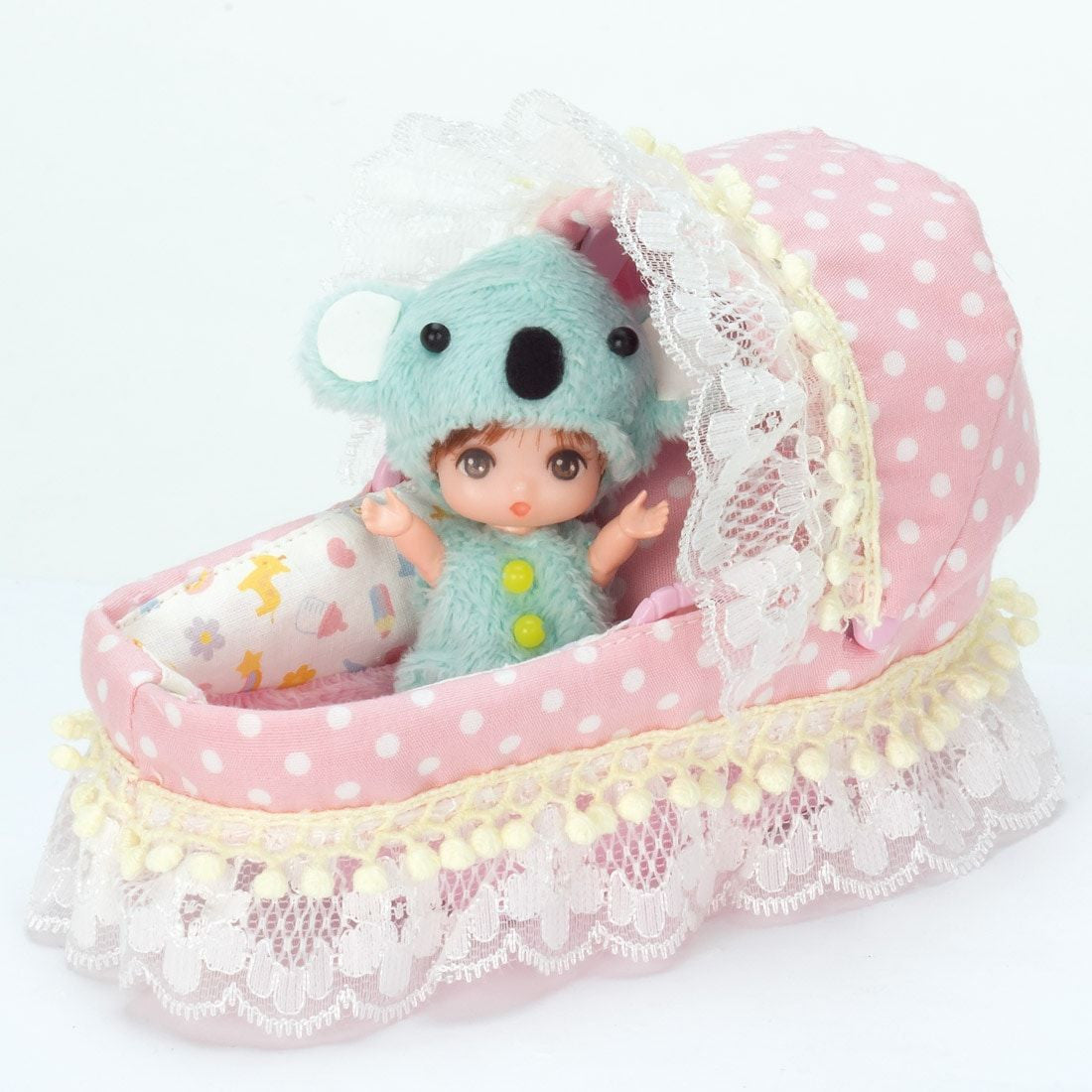 Takara Tomy Licca Doll Triplet Babies` Stroller