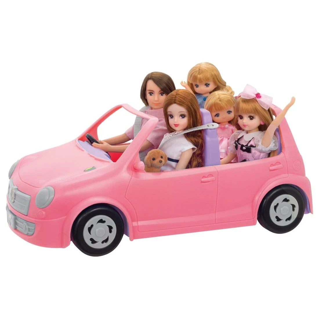 Takara Tomy Licca Doll Outing With Everyone Licca-chan Family Car