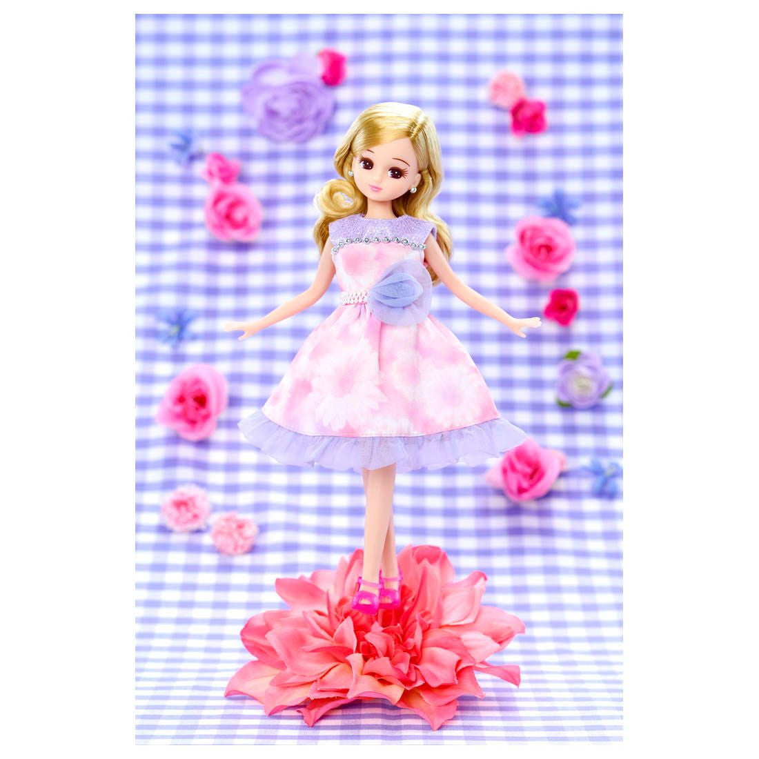 Takara Tomy Licca Doll Purple Flower