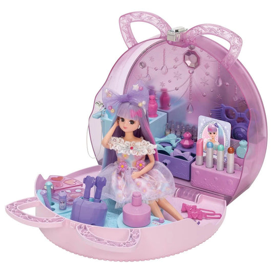 Takara Tomy Licca Doll Dream Colored Hair & Makeup Bag