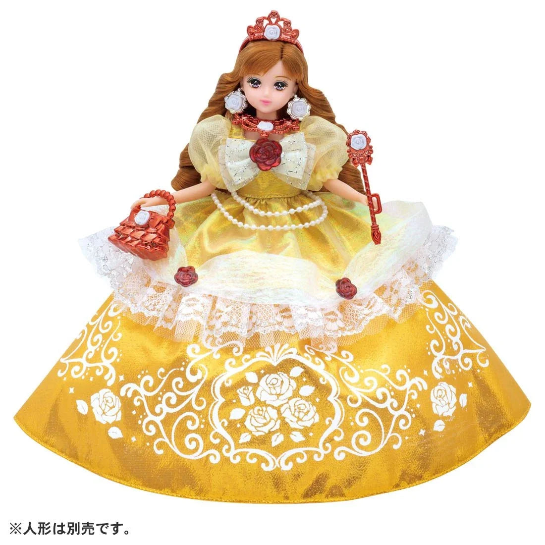 Takara Tomy Licca Doll Dreaming Princess Elegant Rose Dress