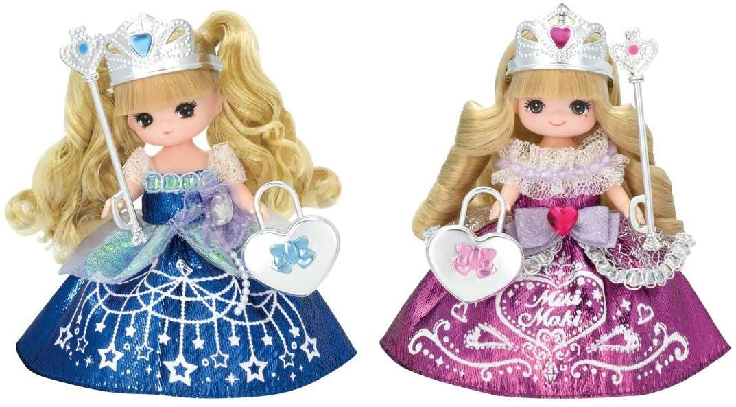 Takara Tomy Licca Doll Dreaming Princess Miki-Chan Maki-Chan Prism Princess Set
