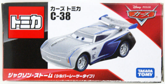  Takara Tomy Tomica C-38 Disney Cars Jackson Storm (Silver RacerType)