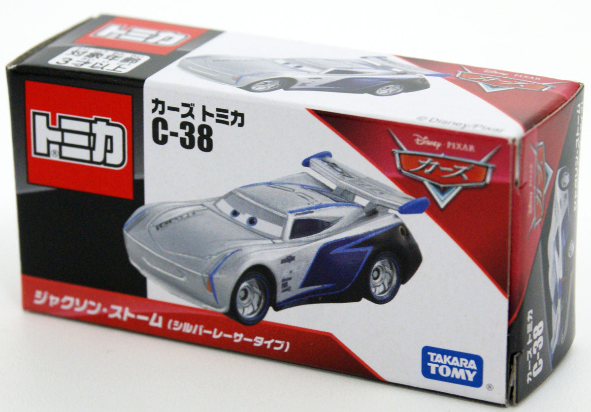 Takara Tomy Tomica C-38 Disney Cars Jackson Storm (Silver RacerType)