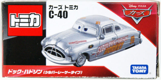  Takara Tomy Tomica C-40 Disney Cars Doc Hudson (Silver RacerType)