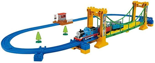  Takara Tomy Pla-Rail Thomas The Tank Engine Wobbling Suspension Bridge Set