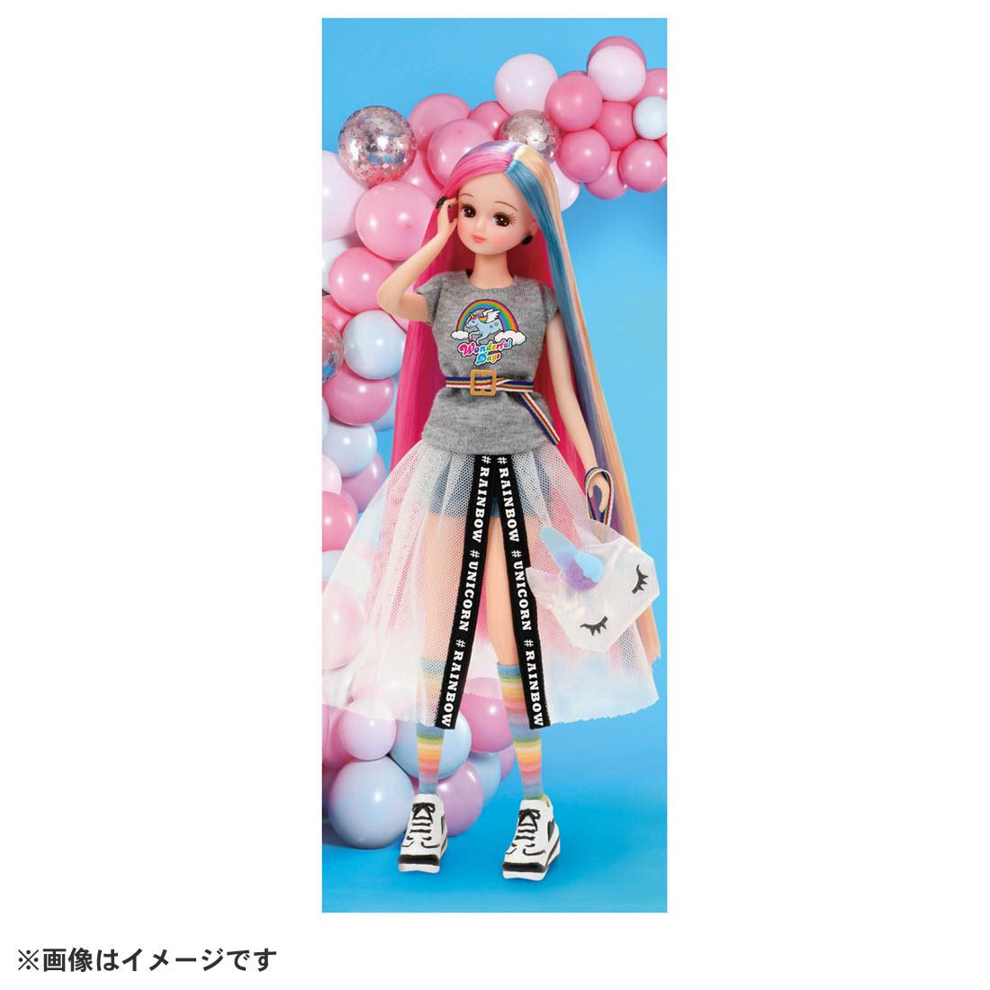 Takara Tomy Licca Doll #Licca #Rainbow Unicorn