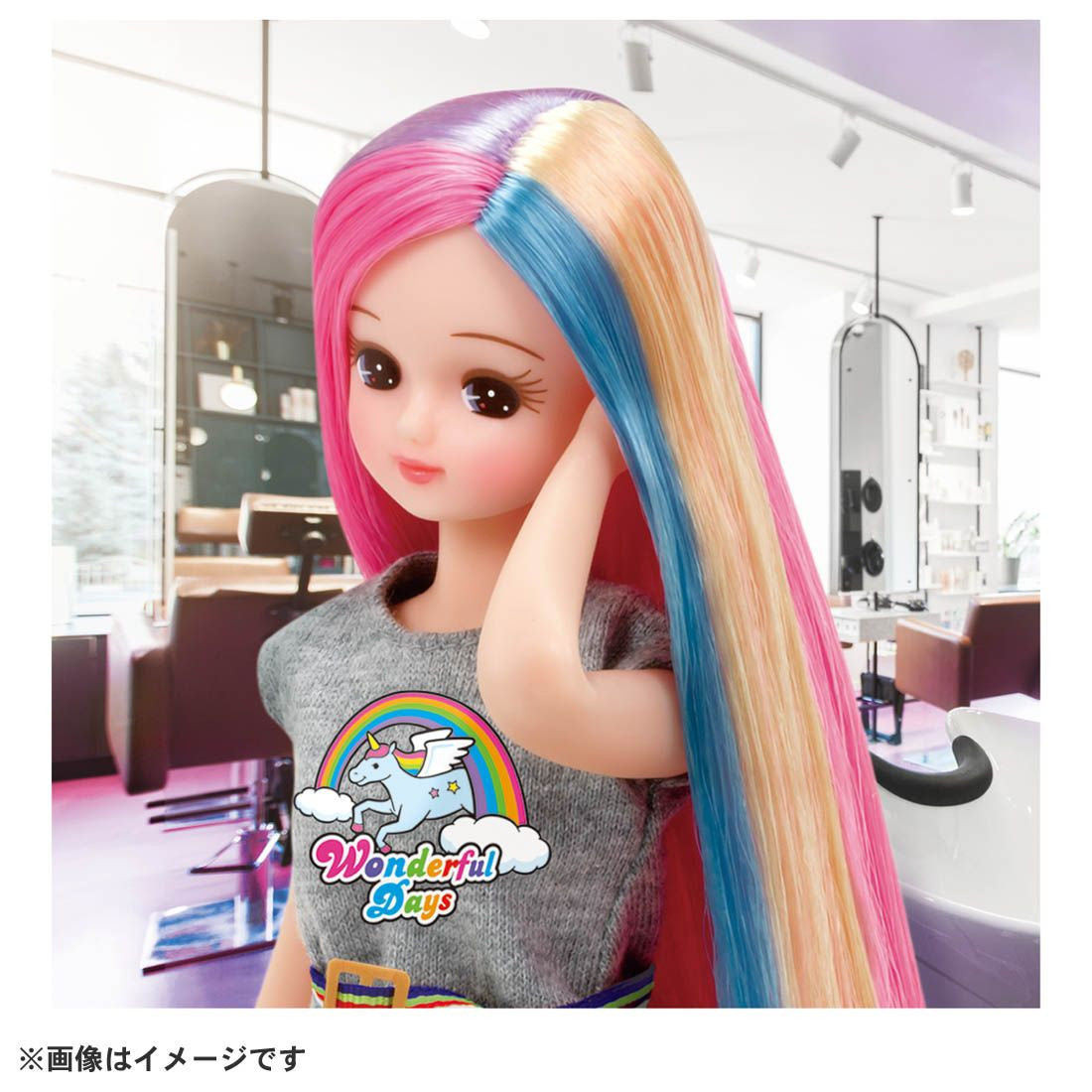 Takara Tomy Licca Doll #Licca #Rainbow Unicorn