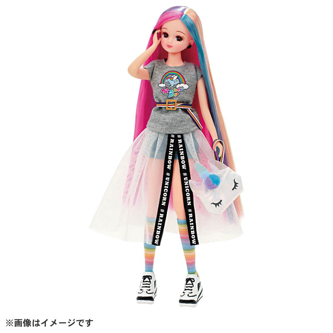 Takara Tomy Licca Doll #Licca #Rainbow Unicorn