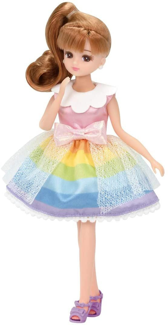 Takara Tomy Licca Doll Rainbow Fantasy Dress