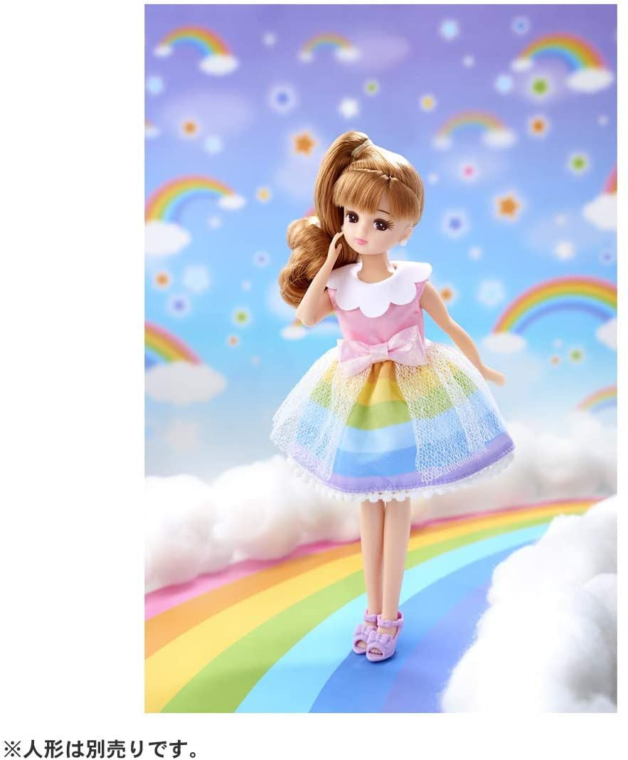 Takara Tomy Licca Doll Rainbow Fantasy Dress