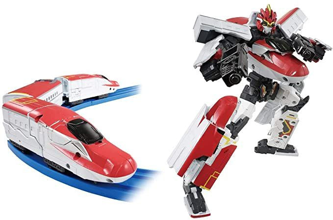 Takara Tomy Pla-Rail Shinkansen Transformation Robot Shinkarion Z E6 Komachi