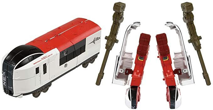 Takara Tomy Pla-Rail Shinkansen Transformation Robot Zailiner E259 Nex