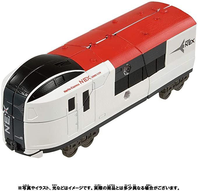 Takara Tomy Pla-Rail Shinkansen Transformation Robot Zailiner E259 Nex