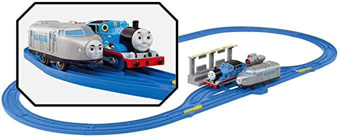 Takara Tomy Pla-Rail Thomas The Tank Engine Kenji And Thomas Set