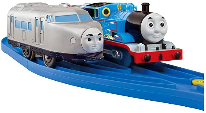 Takara Tomy Pla-Rail Thomas The Tank Engine Kenji And Thomas Set