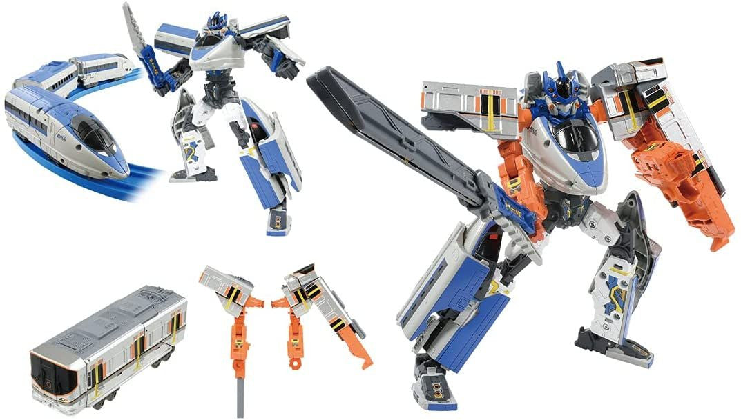Takara Tomy Pla-Rail Shinkansen Henkei Robo Shinkalion Z 500 Osaka Loop Line Set