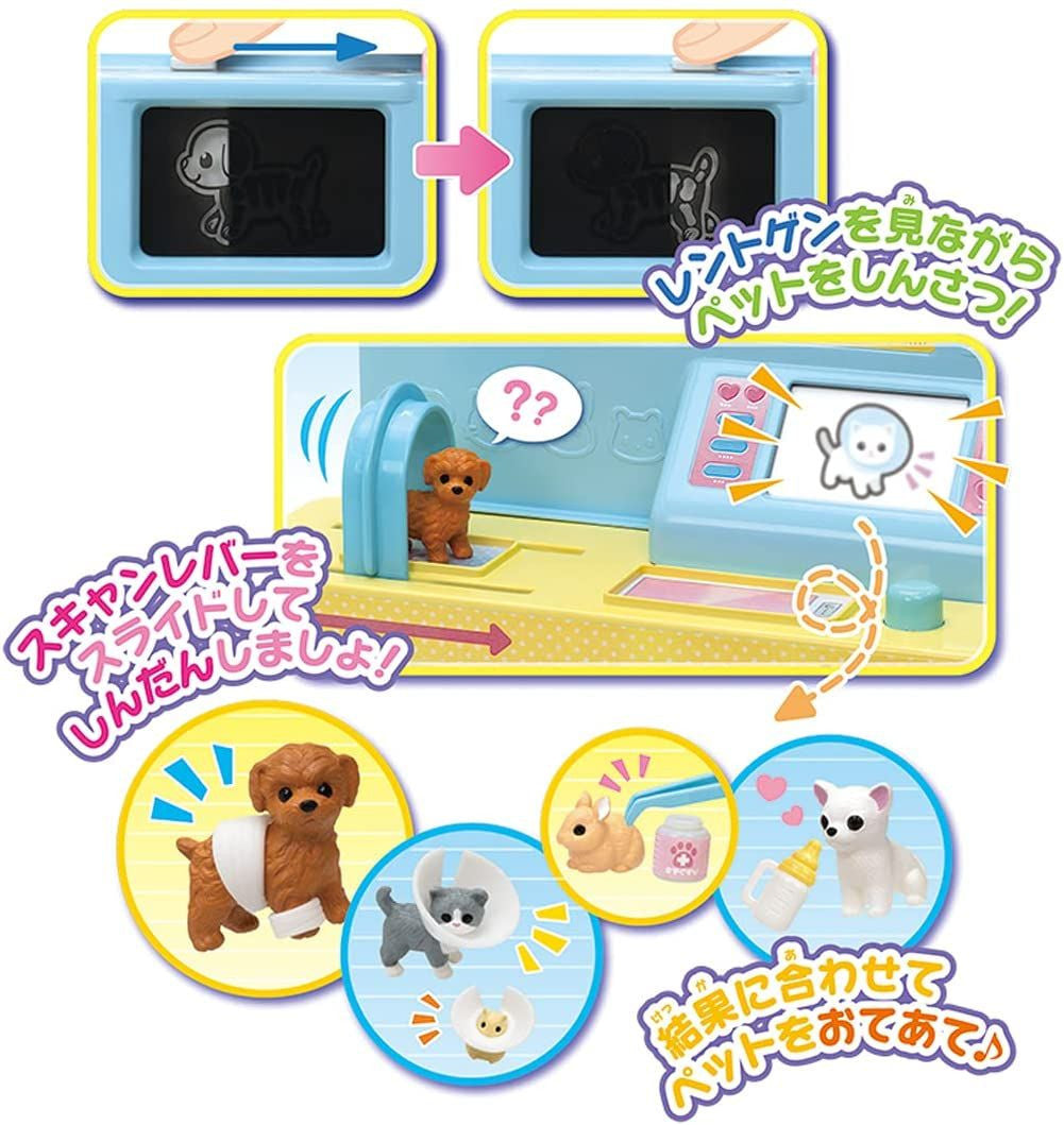 Takara Tomy Licca Doll Dog & Cat X-Ray Licca-chan Veterinarian