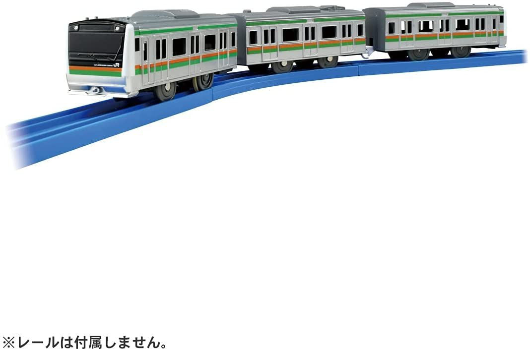 Takara Tomy Pla-Rail E233 Series Shonan Color W/Dedicated Connection