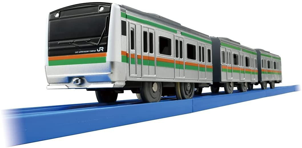 Takara Tomy Pla-Rail E233 Series Shonan Color W/Dedicated Connection