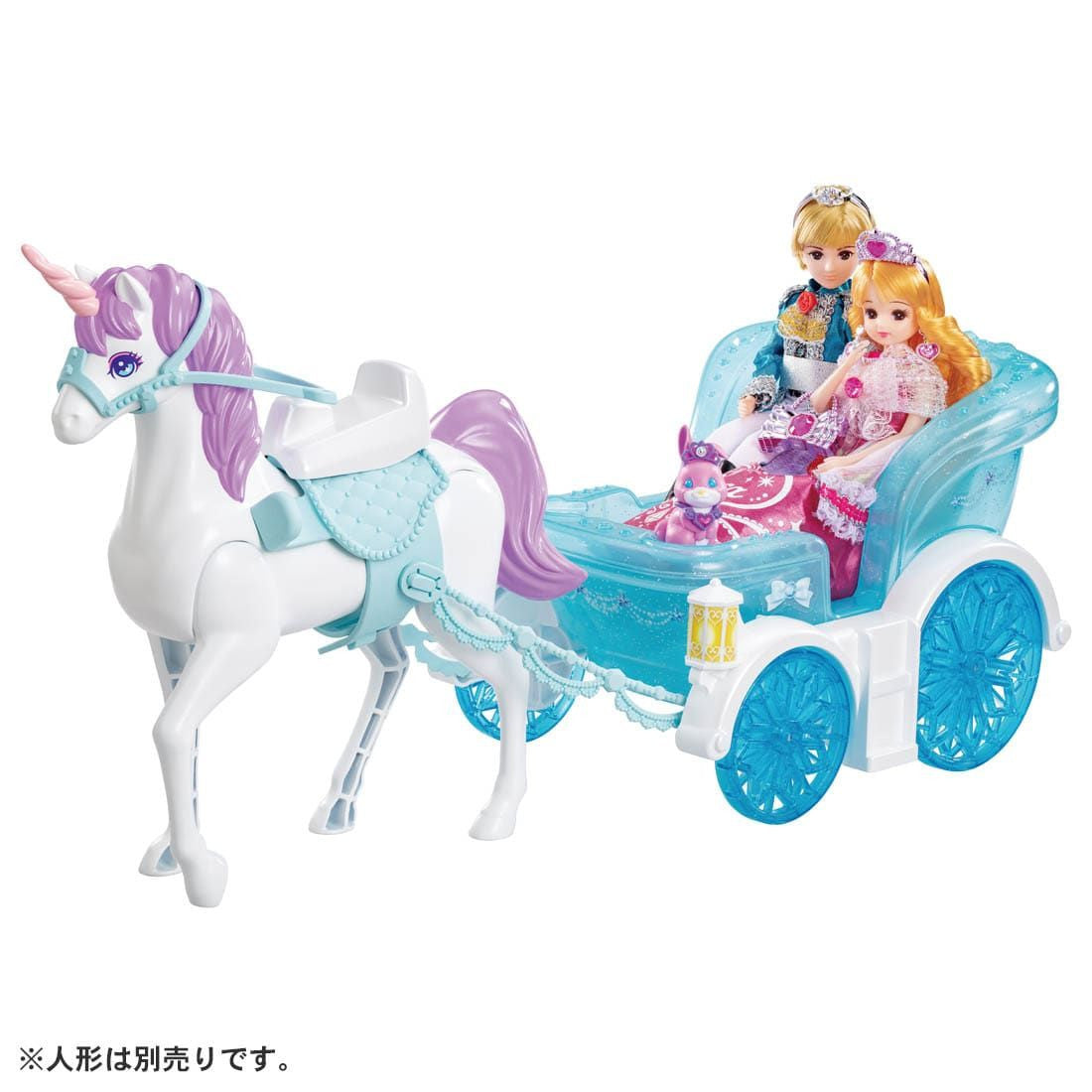 Takara Tomy Licca Doll Dreaming Princess Adoring Royal Carriage